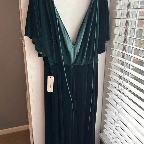 jenny yoo green dress Jenny Yoo Bridesmaid Dress Kora Navy main image 1